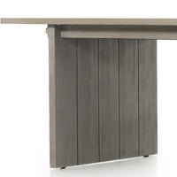 Belton Outdoor Dining Table, Grey-Furniture - Dining-High Fashion Home