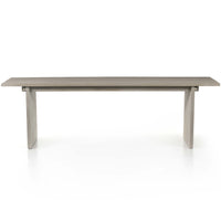Belton Outdoor Dining Table, Grey-Furniture - Dining-High Fashion Home