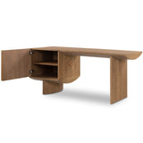 Pickford Desk, Dusted Oak Veneer-Furniture - Office-High Fashion Home