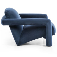 Jordy Chair, Shapphire Navy-High Fashion Home