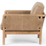 Navarro Leather Chair, Palermo Drift-Furniture - Chairs-High Fashion Home