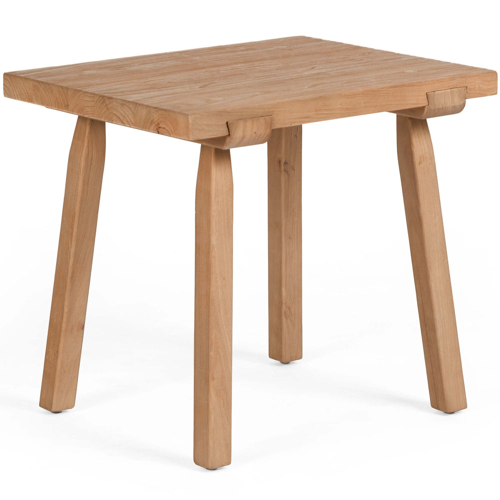 Lahana End Table, Natural Elm-Furniture - Accent Tables-High Fashion Home