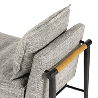 Rowen 67" Chaise, Thames Raven-High Fashion Home