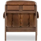 Halston Leather Chair, Heirloom Sienna by Four Hands