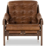 Halston Leather Chair, Heirloom Sienna