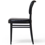 Court Dining Chair, Black, Set of 2
