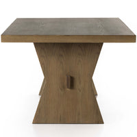 Tia Dining Table 108", Drifted Oak Solid-Furniture - Dining-High Fashion Home