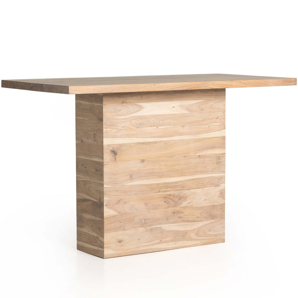 Yvonne Bar Table, Whitewash High Fashion Home