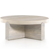 Oscar Coffee Table, Bleached Oak-Furniture - Accent Tables-High Fashion Home
