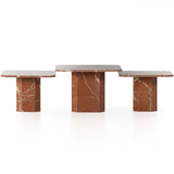 Edina Coffee Table, Rusty Marble-Furniture - Accent Tables-High Fashion Home