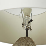 Kusa Table Lamp, Vintage Brown Ceramic-Lighting-High Fashion Home