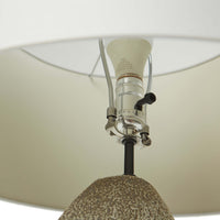 Kusa Table Lamp, Vintage Brown Ceramic-Lighting-High Fashion Home
