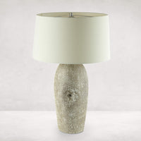Kusa Table Lamp, Vintage Brown Ceramic-Lighting-High Fashion Home