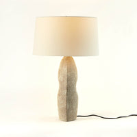 Kusa Table Lamp, Vintage Brown Ceramic-Lighting-High Fashion Home