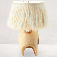 Apsara Table Lamp, Natural Saman-Lighting-High Fashion Home
