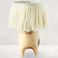Apsara Table Lamp, Natural Saman-Lighting-High Fashion Home