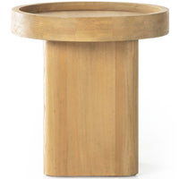 Schwell End Table, Natural Beeech-High Fashion Home