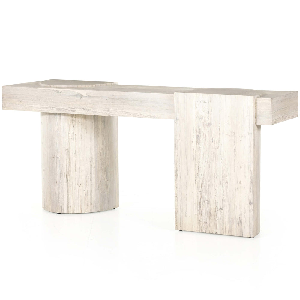 Georgie Console Table, Bleached Spalted-Furniture - Accent Tables-High Fashion Home