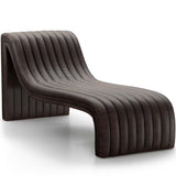 Augustine Leather Chaise Lounge, Deacon Wolf-Furniture - Chairs-High Fashion Home