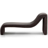 Augustine Leather Chaise Lounge, Deacon Wolf-Furniture - Chairs-High Fashion Home