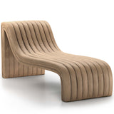 Augustine Leather Chaise Lounge, Palermo Drift-Furniture - Chairs-High Fashion Home