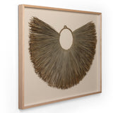 Beda Framed Seagrass Object-Accessories Artwork-High Fashion Home