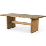 Tosa Dining Table, Weathered Pine-Furniture - Dining-High Fashion Home