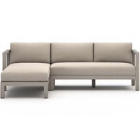 Sonoma Outdoor 2 Piece LAF Sectional, Faye Sand/Weathered Grey-Furniture - Sofas-High Fashion Home