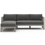 Sonoma Outdoor 2 Piece LAF Sectional, Charcoal/Weathered Grey-Furniture - Sofas-High Fashion Home
