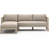 Sonoma Outdoor 2 Piece LAF Sectional, Faye Sand/Washed Brown-Furniture - Sofas-High Fashion Home