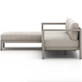 Sonoma Outdoor 2 Piece LAF Sectional, Stone Grey/Weathered Grey-Furniture - Sofas-High Fashion Home