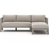 Sonoma Outdoor 2 Piece RAF Sectional, Stone Grey/Weathered Grey-Furniture - Sofas-High Fashion Home