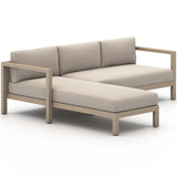 Sonoma Outdoor 2 Piece LAF Sectional, Faye Sand/Washed Brown-Furniture - Sofas-High Fashion Home