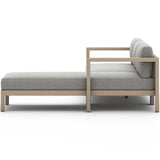 Sonoma Outdoor 2 Piece RAF Sectional, Faye Ash/Washed Brown-Furniture - Sofas-High Fashion Home