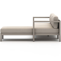 Sonoma Outdoor 2 Piece RAF Sectional, Faye Sand/Weathered Grey-Furniture - Sofas-High Fashion Home
