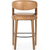Hawkins Leather Bar Stool, Sonoma Butterscotch-Furniture - Dining-High Fashion Home