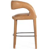 Hawkins Leather Bar Stool, Sonoma Butterscotch-Furniture - Dining-High Fashion Home