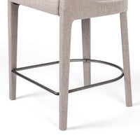 Hawkins Counter Stool, Gunmetal-Furniture - Dining-High Fashion Home