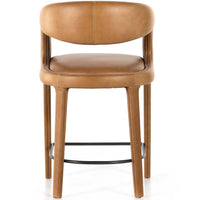 Hawkins Leather Counter Stool, Sonoma Butterscotch-High Fashion Home