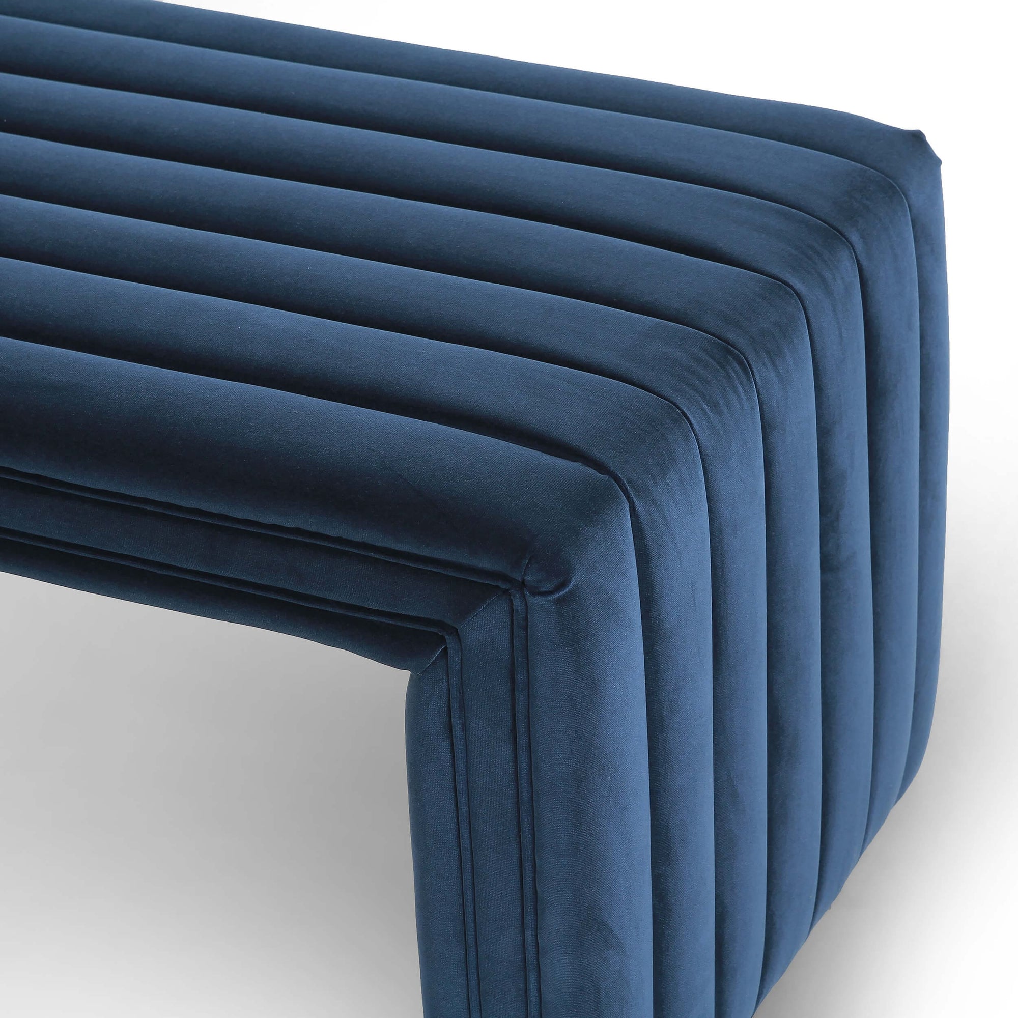 Augustine Bench, Sapphire Navy – High Fashion Home