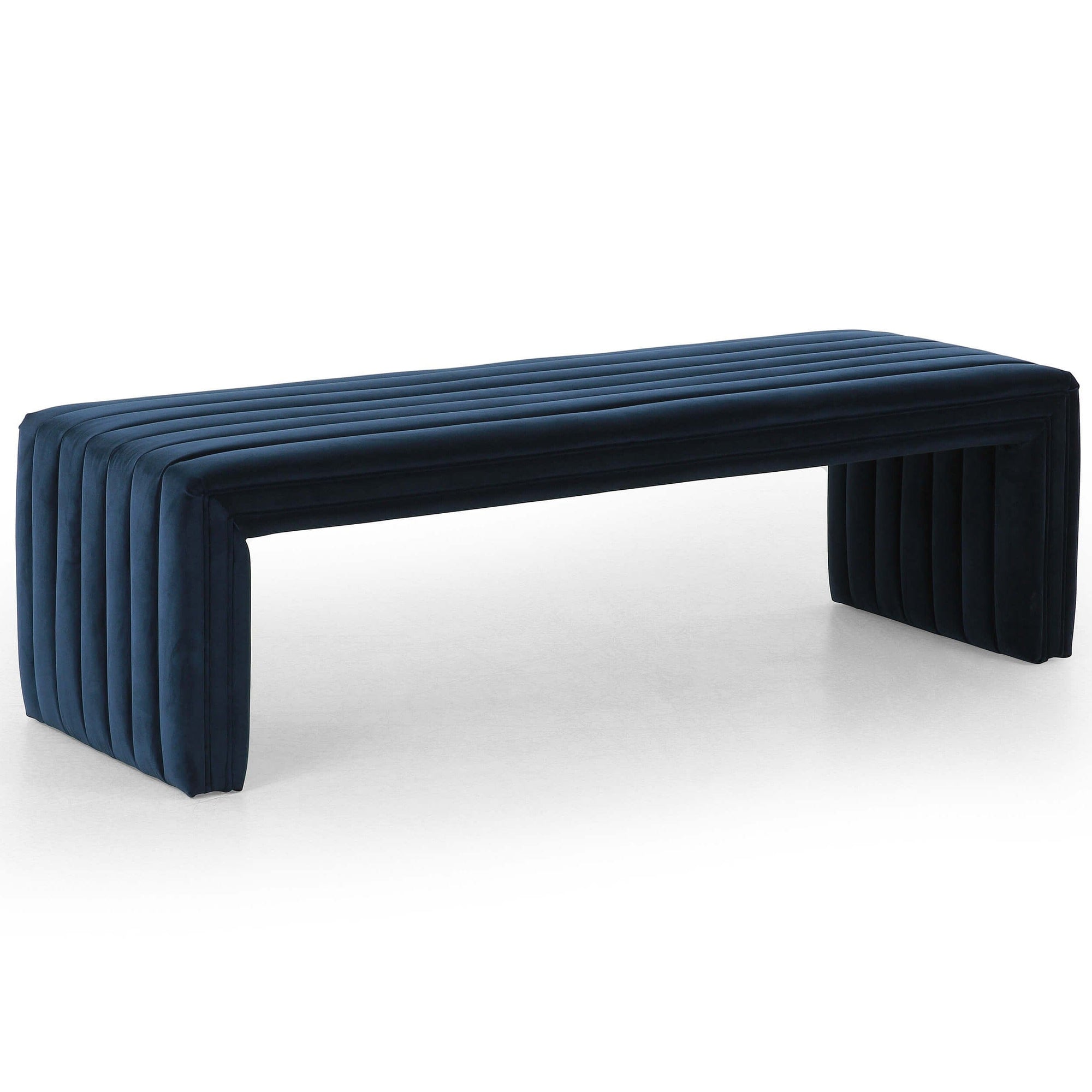 Augustine Bench Sapphire Navy High Fashion Home