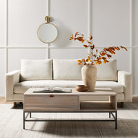 Cru Small Mirror, Aged Gold-Accessories-High Fashion Home