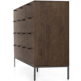 Trey 9 Drawer Dresser, Auburn Poplar-Furniture - Storage-High Fashion Home