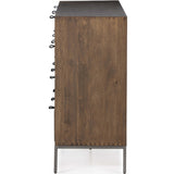 Trey 9 Drawer Dresser, Auburn Poplar-Furniture - Storage-High Fashion Home