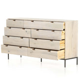 Trey 9 Drawer Dresser, Dove Poplar-Furniture - Storage-High Fashion Home