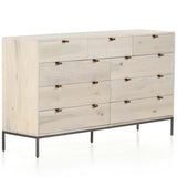 Trey 9 Drawer Dresser, Dove Poplar-Furniture - Storage-High Fashion Home