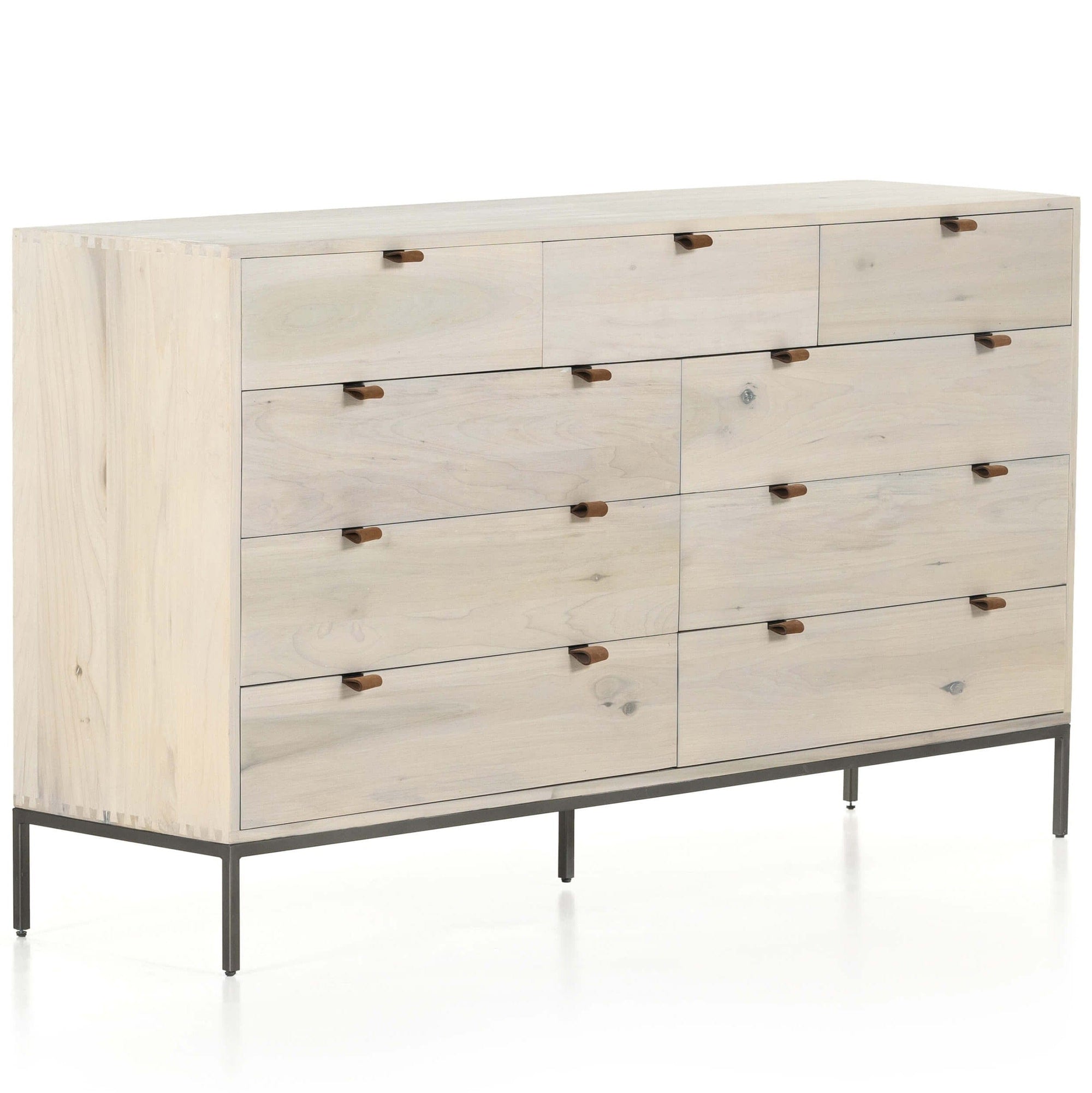 Trey 9 Drawer Dresser, Dove by Four Hands High Fashion Home Trey 9 Drawer Dresser, Dove by Four Hands High Fashion Home