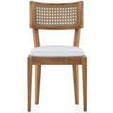 Britt Outdoor Dining Chair, Natural Teak - Set of 2-Furniture - Dining-High Fashion Home