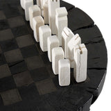 Modern Chess Set, Carbonized Black by Four Hands
