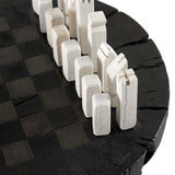 Modern Chess Set, Carbonized Black